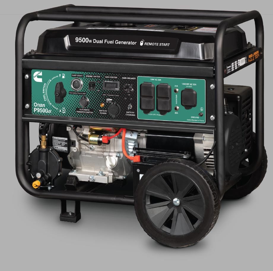 E.E.S. Inc. | Onan P9500df Dual Fuel Generator